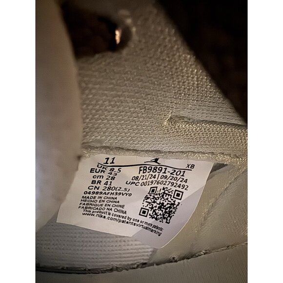 NWT Women’s Air Jordan 1 Method of Make High Medium Olive Oil Green Size 11 - Picture 8 of 8